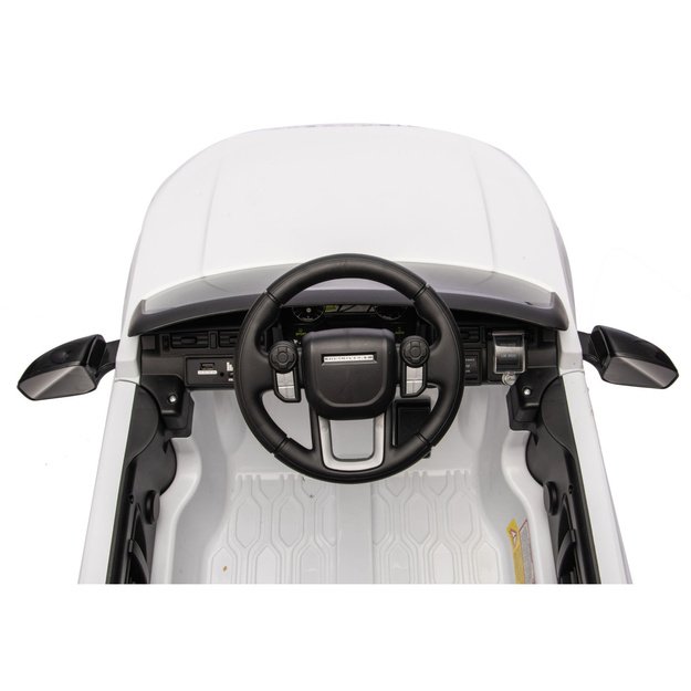 „Land Rover Discovery DLS-K06“ akumuliatorinė vairuojama transporto priemonė, balta 13