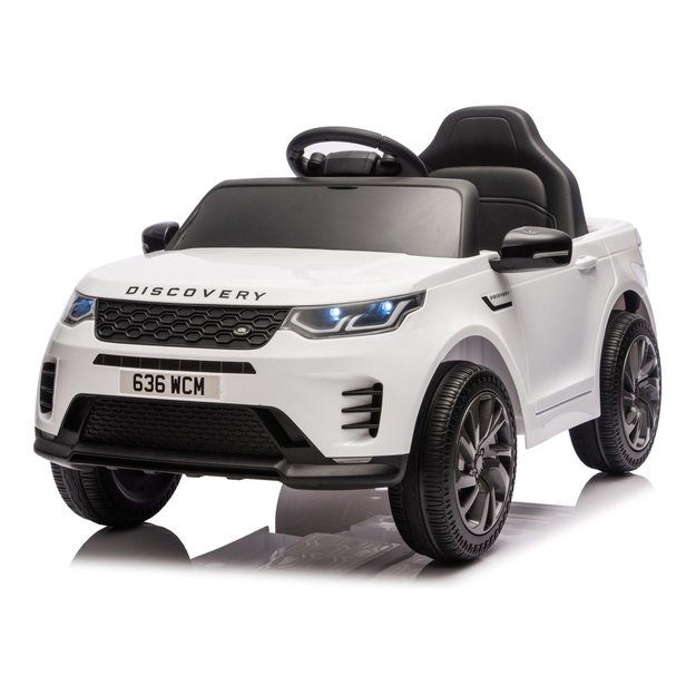 „Land Rover Discovery DLS-K06“ akumuliatorinė vairuojama transporto priemonė, balta 1