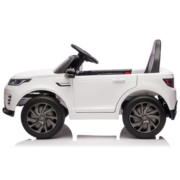 „Land Rover Discovery DLS-K06“ akumuliatorinė vairuojama transporto priemonė, balta 4