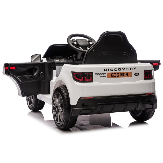 „Land Rover Discovery DLS-K06“ akumuliatorinė vairuojama transporto priemonė, balta 8