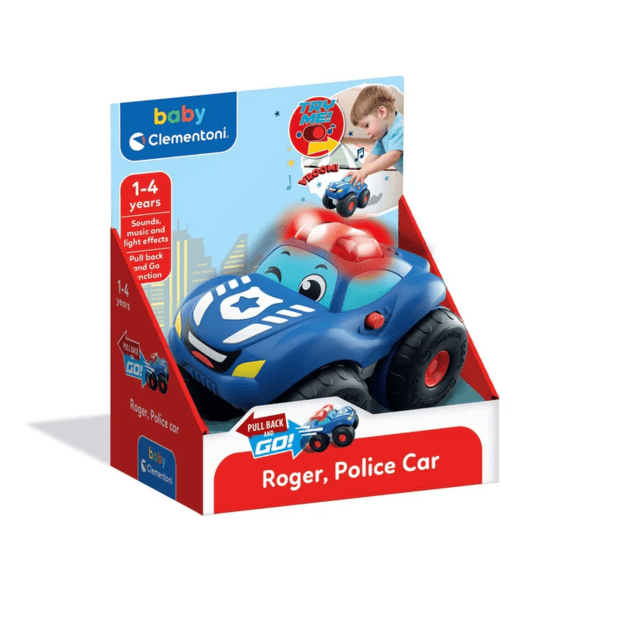Police Car Roger Sound & Light Effects Clementoni 17543 4