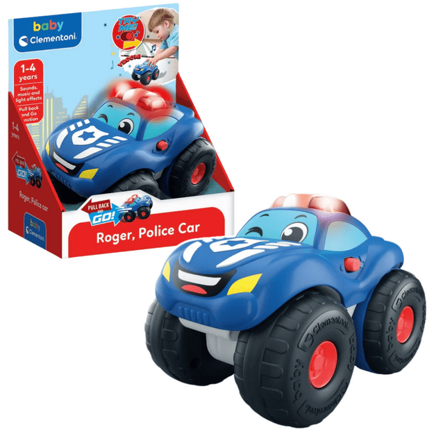 Police Car Roger Sound & Light Effects Clementoni 17543