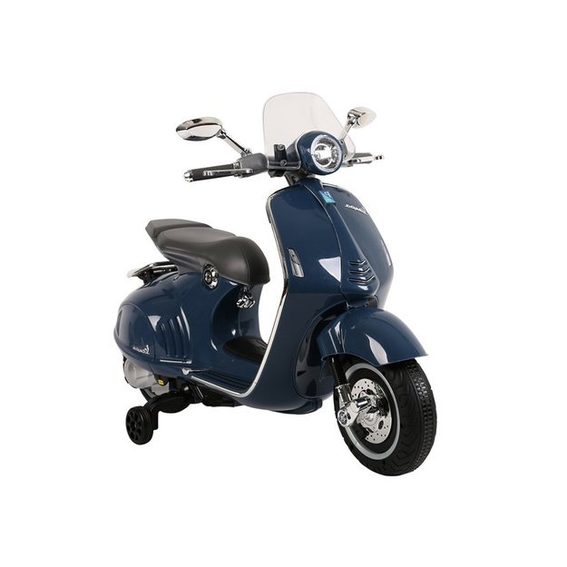 Blue Electric Scooter Vespa GTS 300