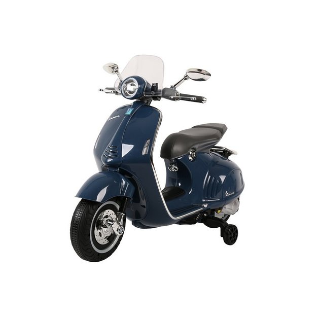 Blue Electric Scooter Vespa GTS 300 1