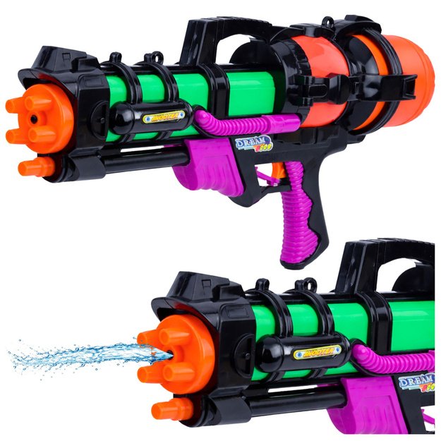Large Pistol Rifle Water Gun With Pump Range 6m 1.25 L 60 cm