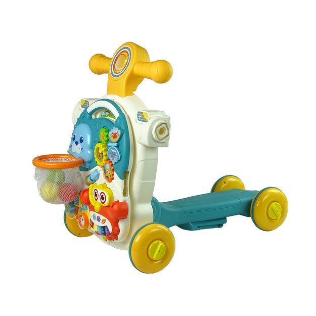 4in1 Pushchair Learning Table Scooter Bike For Baby Blue 3