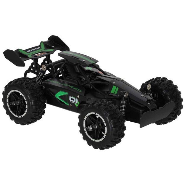 Nuotoliniu būdu valdomas didelio greičio kaskadininkų automobilis 1:18 18km/h 2.4GHz 5