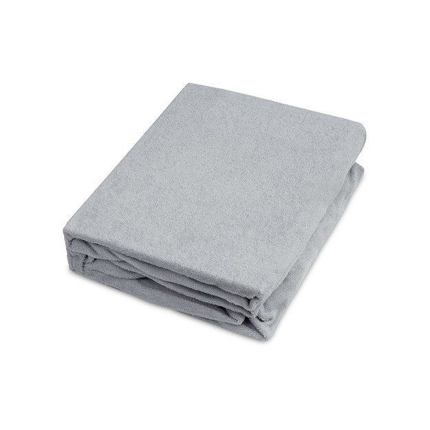 Lakštas TERRY GREY 140x70 CM