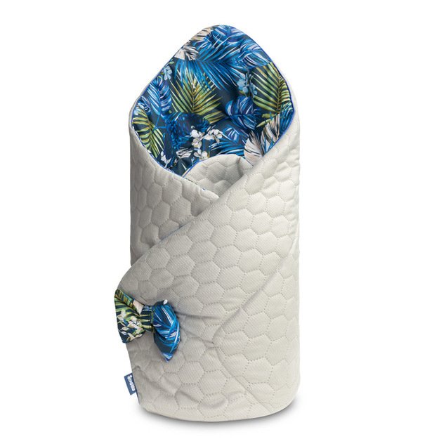 VELVETAS MĖLYNA PARROTS 75x75 3