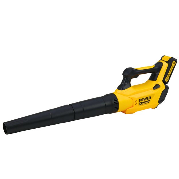 Žaislinis lapų pūstuvas vaikams su garso efektais, geltonas 1