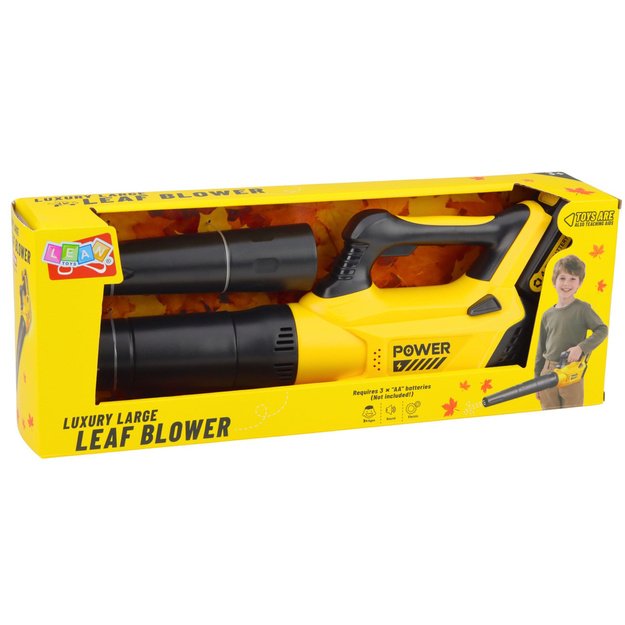 Žaislinis lapų pūstuvas vaikams su garso efektais, geltonas 4