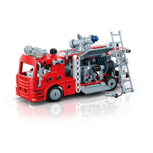Scientific Fun Mechanics Laboratory Fire Truck Red Clementoni 50245 1
