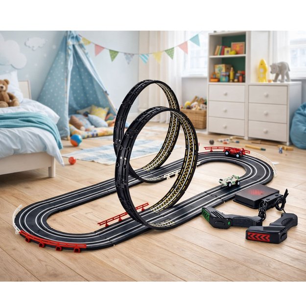Remote Controlled RC Race Track for Two People 1:64 388cm 2