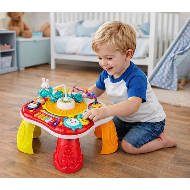 2 viename – edukacinis fortepijono stalas – interaktyvi muzikos plokštė vaikams 2