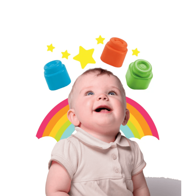 Clemmy spalvingas minkštų kaladėlių rinkinys, 40 vnt., Clementoni, 17878 2