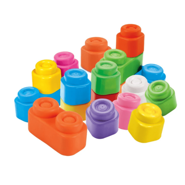 Clemmy spalvingas minkštų kaladėlių rinkinys, 40 vnt., Clementoni, 17878 3