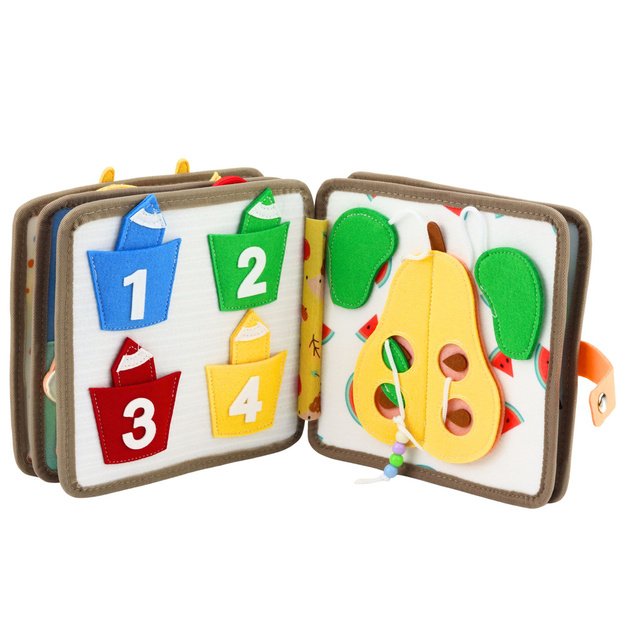 Sensory Educational Book Felt 3D Animals Deer 2