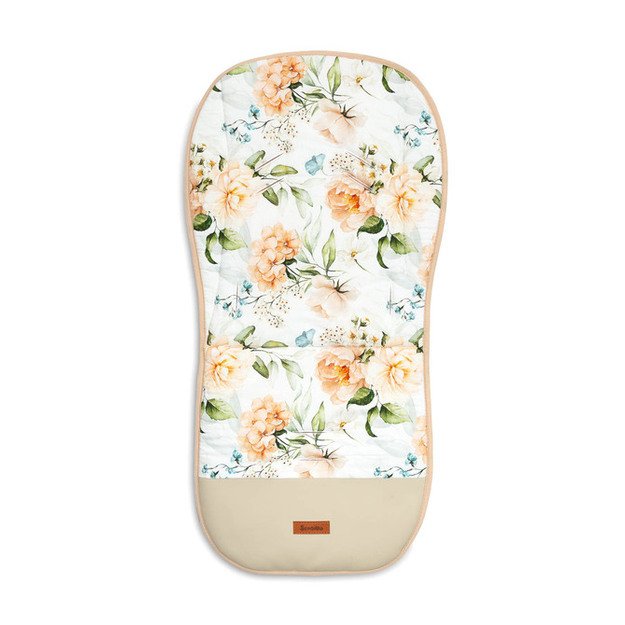 Velvetinis vežimėlio įdėklas – PEONY