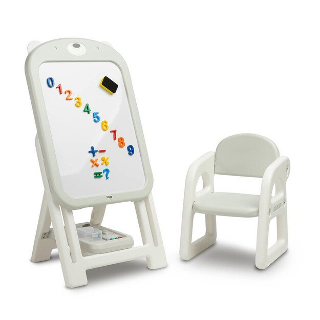 EDUCATIONAL DRAWING BOARD WITH CHAIR TED GREY