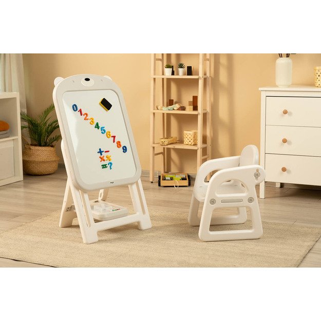 EDUCATIONAL DRAWING BOARD WITH CHAIR TED GREY