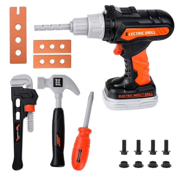 DIY Tool Kit in Bag Drill and Screwdriver 25 pcs. 1