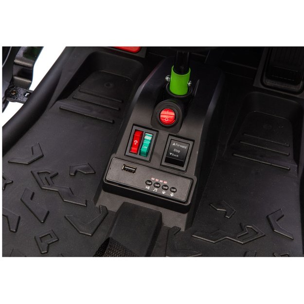 Battery Operated Vehicle DM-107 24V7 Silent Engine Green 12