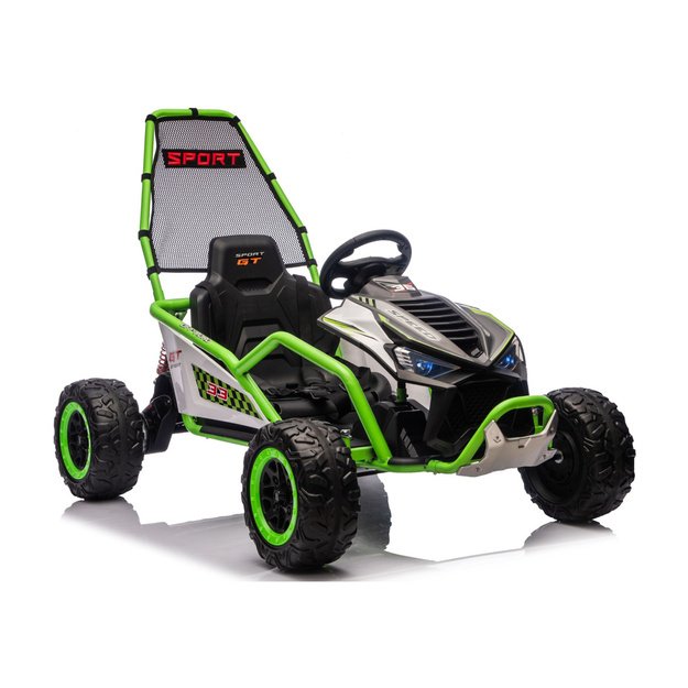 Battery Operated Vehicle DM-107 24V7 Silent Engine Green