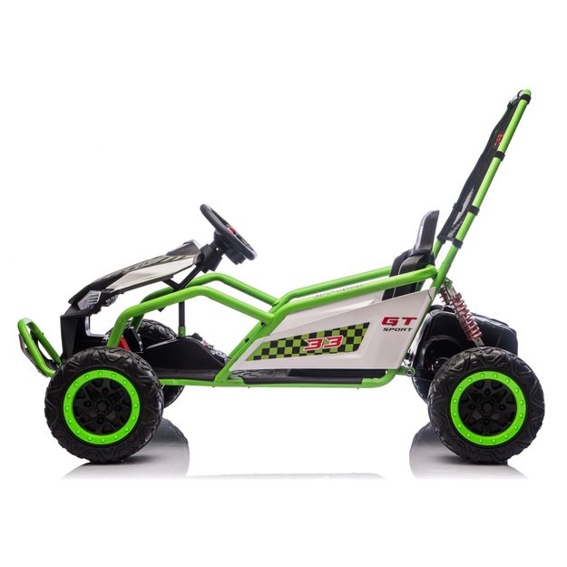 Battery Operated Vehicle DM-107 24V7 Silent Engine Green 5