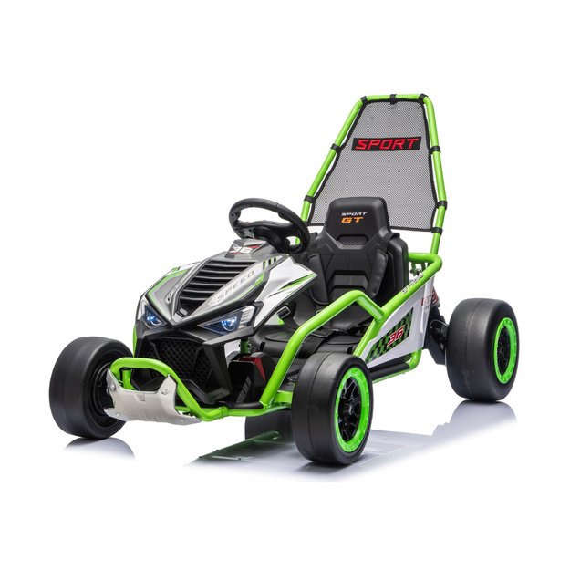 Battery Operated Vehicle DM-107 24V7 Silent Engine Green