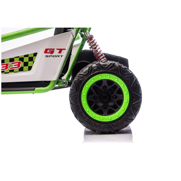 Battery Operated Vehicle DM-107 24V7 Silent Engine Green 6