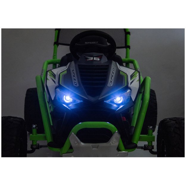 Battery Operated Vehicle DM-107 24V7 Silent Engine Green 13