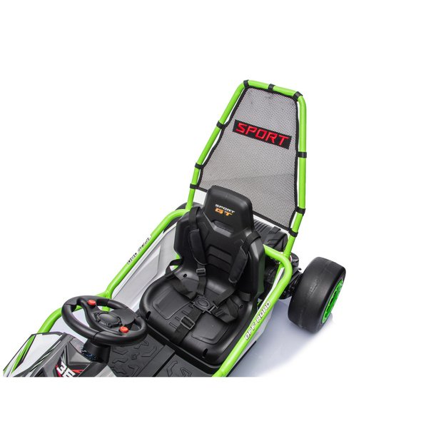 Battery Operated Vehicle DM-107 24V7 Silent Engine Green
