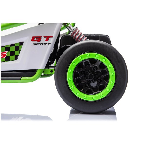 Battery Operated Vehicle DM-107 24V7 Silent Engine Green