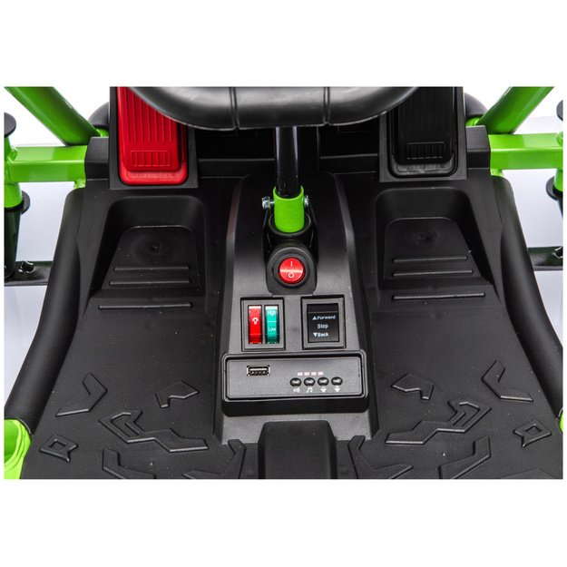 Battery Operated Vehicle DM-107 24V7 Silent Engine Green
