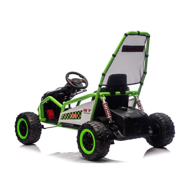 Battery Operated Vehicle DM-107 24V7 Silent Engine Green 4