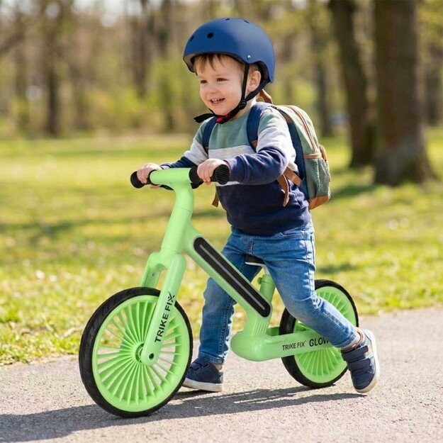 Trike Fix Glow LED neoninės žalios spalvos krosinis dviratis