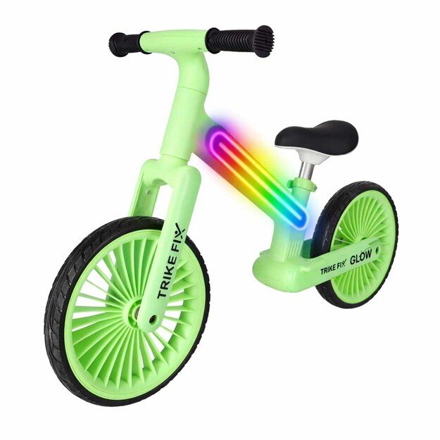 Trike Fix Glow LED neoninės žalios spalvos krosinis dviratis