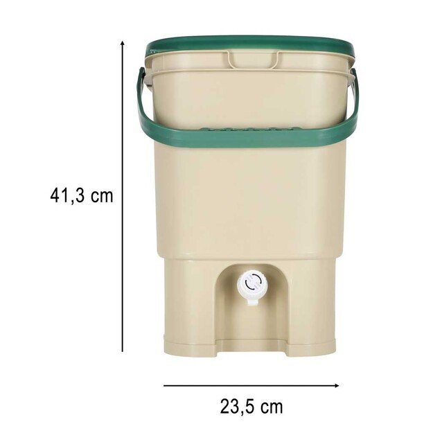 LUARO buitinis komposteris 15 l komposto dėžė virtuvės atliekoms 12