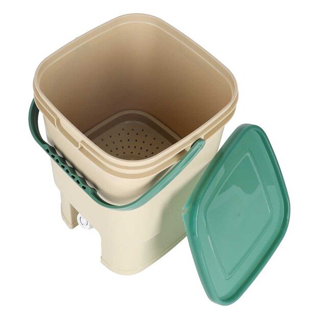 LUARO buitinis komposteris 15 l komposto dėžė virtuvės atliekoms 2