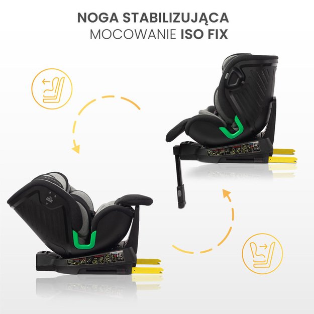 AUTOMOBILINĖ KĖDUTĖ TUROX I-SIZE CHAKI (40-150) 5