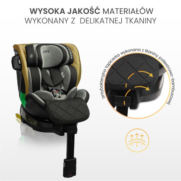 AUTOMOBILINĖ KĖDUTĖ TUROX I-SIZE CHAKI (40-150) 8