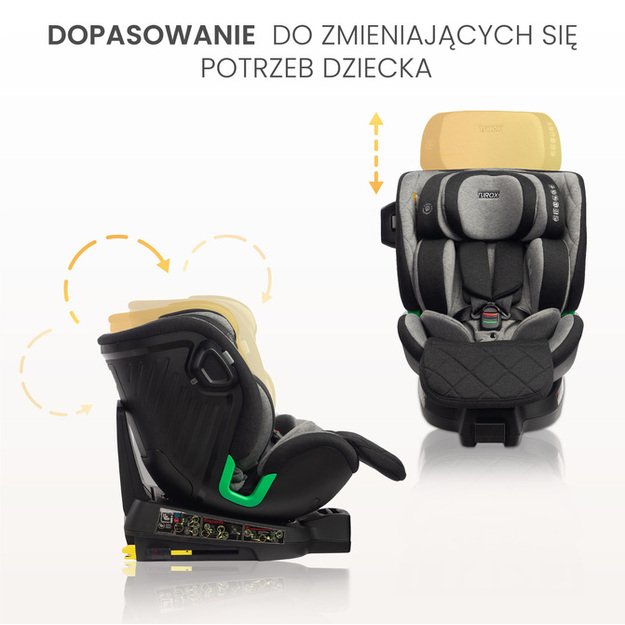 AUTOMOBILINĖ KĖDUTĖ TUROX I-SIZE CHAKI (40-150) 3