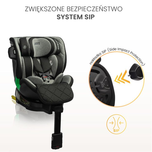 AUTOMOBILINĖ KĖDUTĖ TUROX I-SIZE CHAKI (40-150) 1