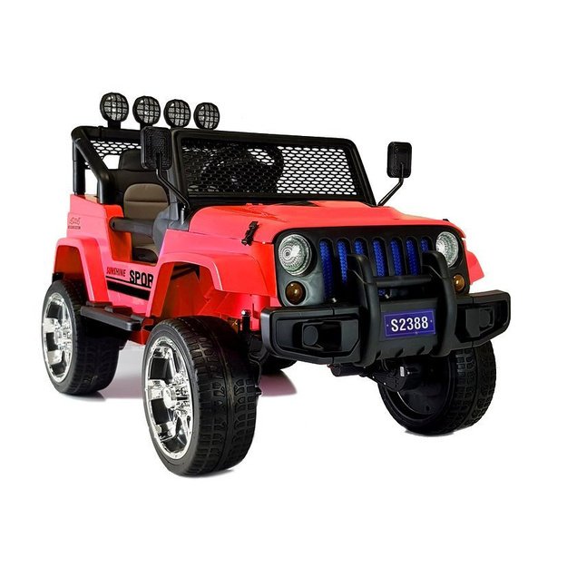 Electric Ride On S2388 Jeep Red 4x45W