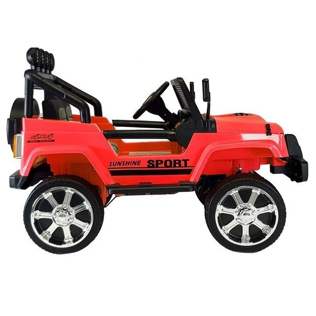 Electric Ride On S2388 Jeep Red 4x45W 2