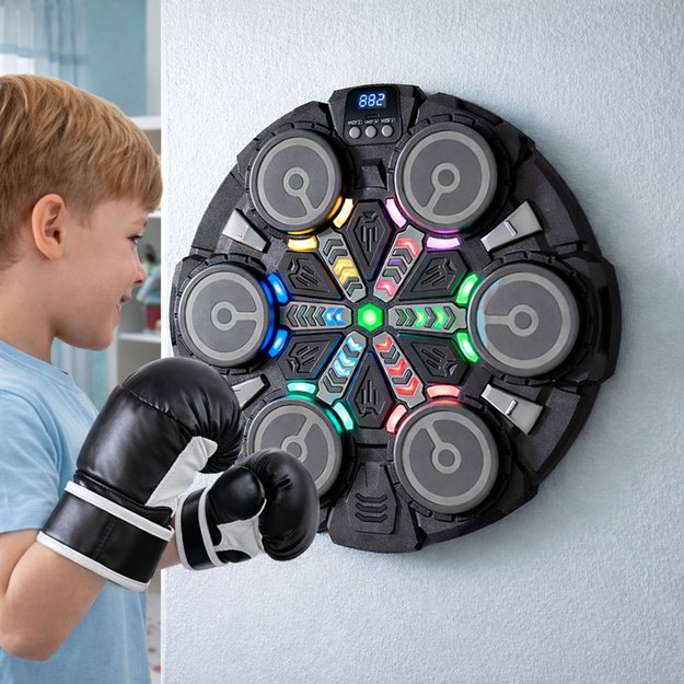 INTERAKTYVUS MUZIKINIS LED BOKSO TAIKINYS – REFLEKSO TRENIRUOTĖMS 2