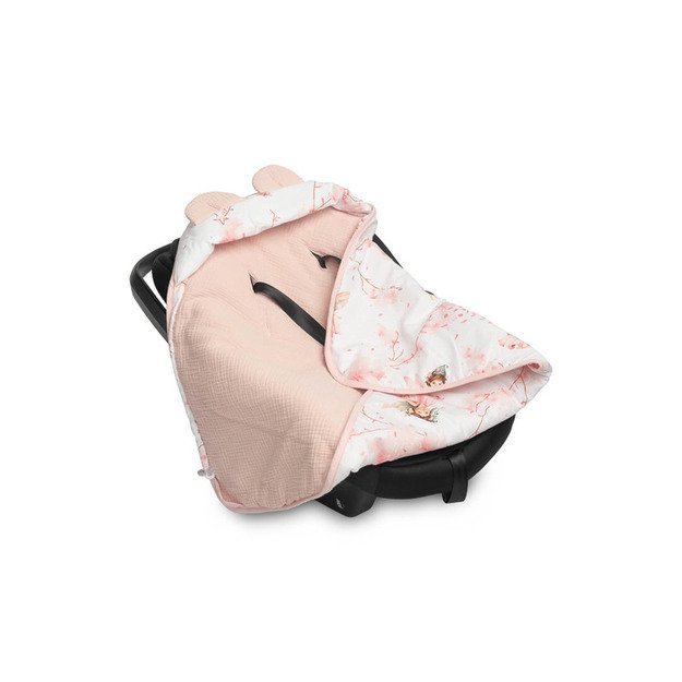 MUSLINO ANTKLODĖ NEŠIOJAMAI LOVYTEI - FĖJŲ ROŽINĖ 4