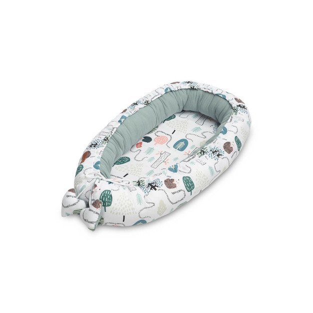 KŪDIKIŲ LIZDŲ MUSLINAS - SMARAGDINIS EŽIUKAS