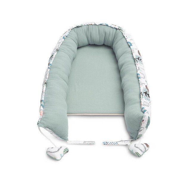 KŪDIKIŲ LIZDŲ MUSLINAS - SMARAGDINIS EŽIUKAS 5