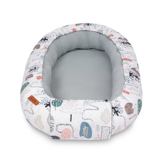 KŪDIKIŲ LIZDŲ MUSLINAS - SMARAGDINIS EŽIUKAS 10